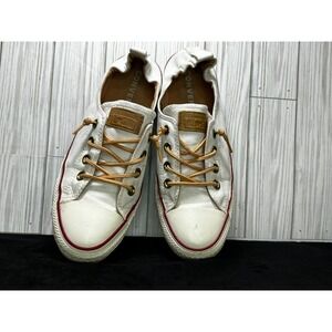 All Star Converse White Street Slip‎ Low Top Rope Sneakers Womens 6 Shoes